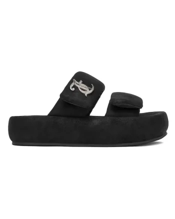 Papuci  textil, Negru