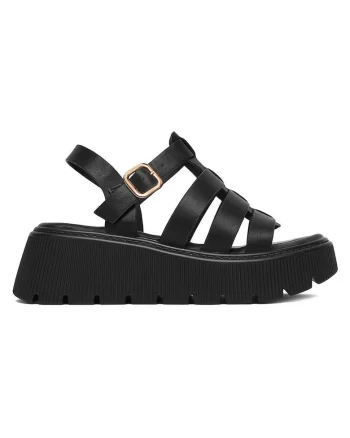 Sandale dama  design modern, Negru