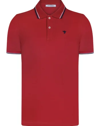 Tricou polo din material pique