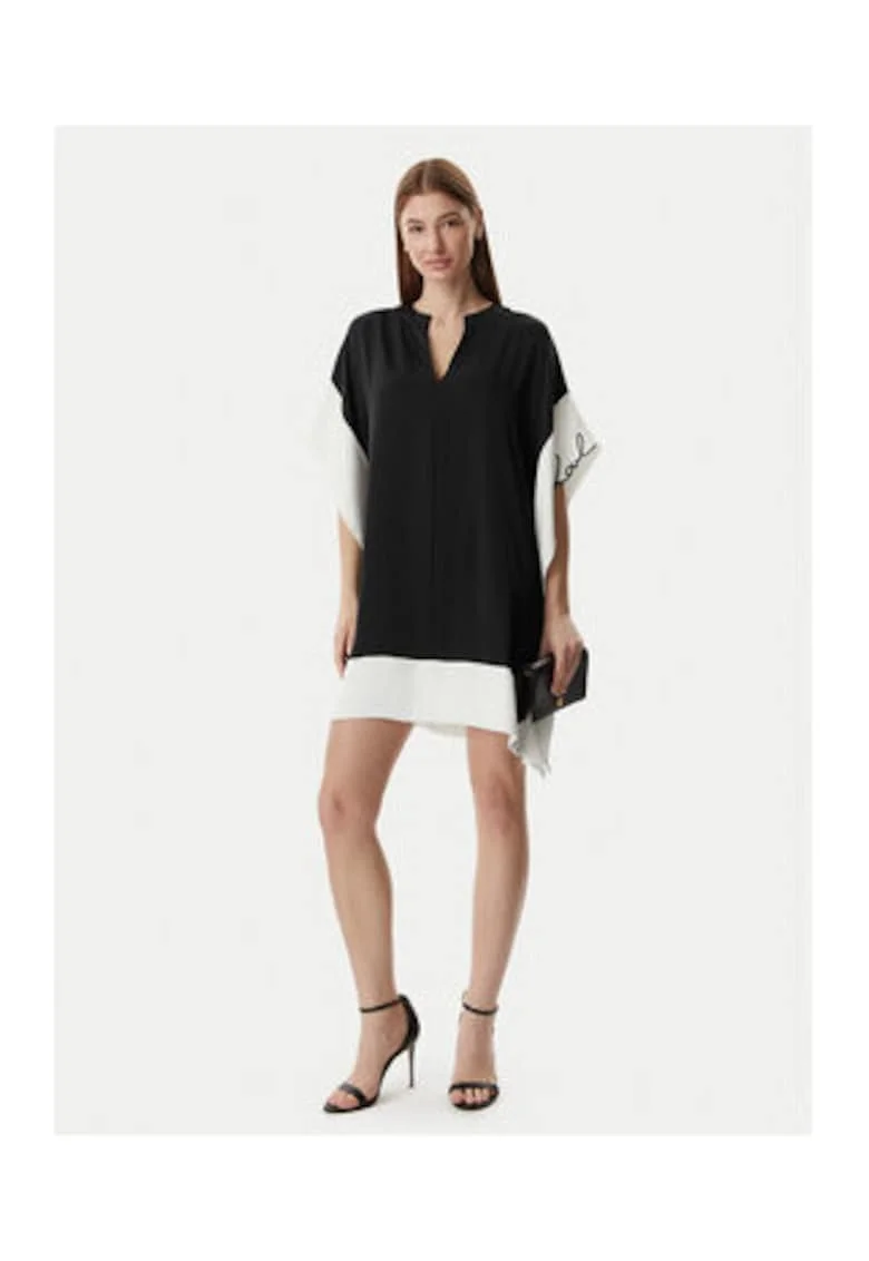 Rochie plaja, Alb/Negru