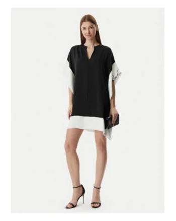Rochie plaja, Alb/Negru