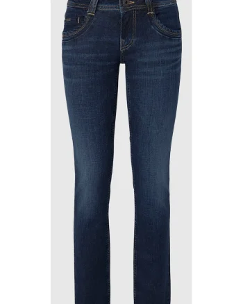 Blugi slim fit cu talie medie,