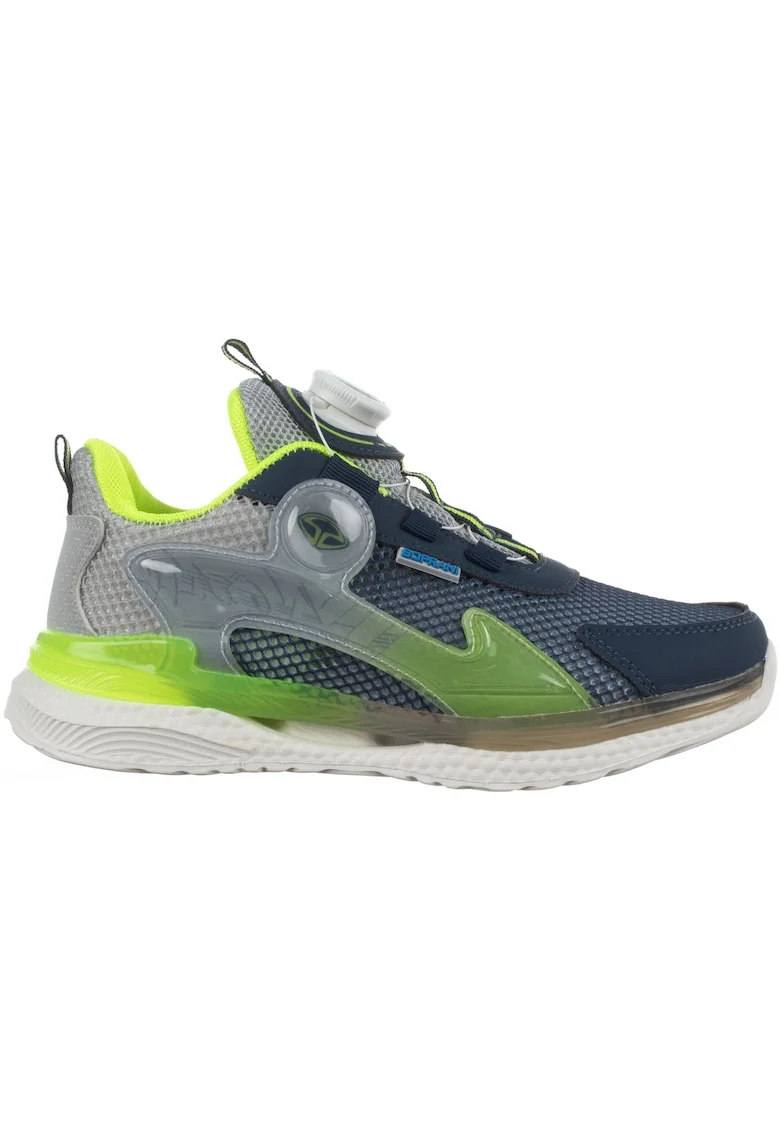, Pantofi sport din material textil cu inserii de plasa Cristal
