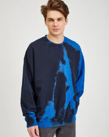 Bluzon lejer cu model tie-dye