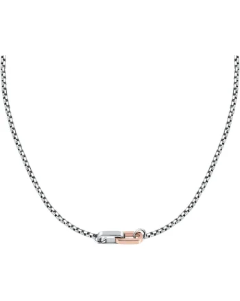 Colier  SABY11, Argintiu, Rose gold