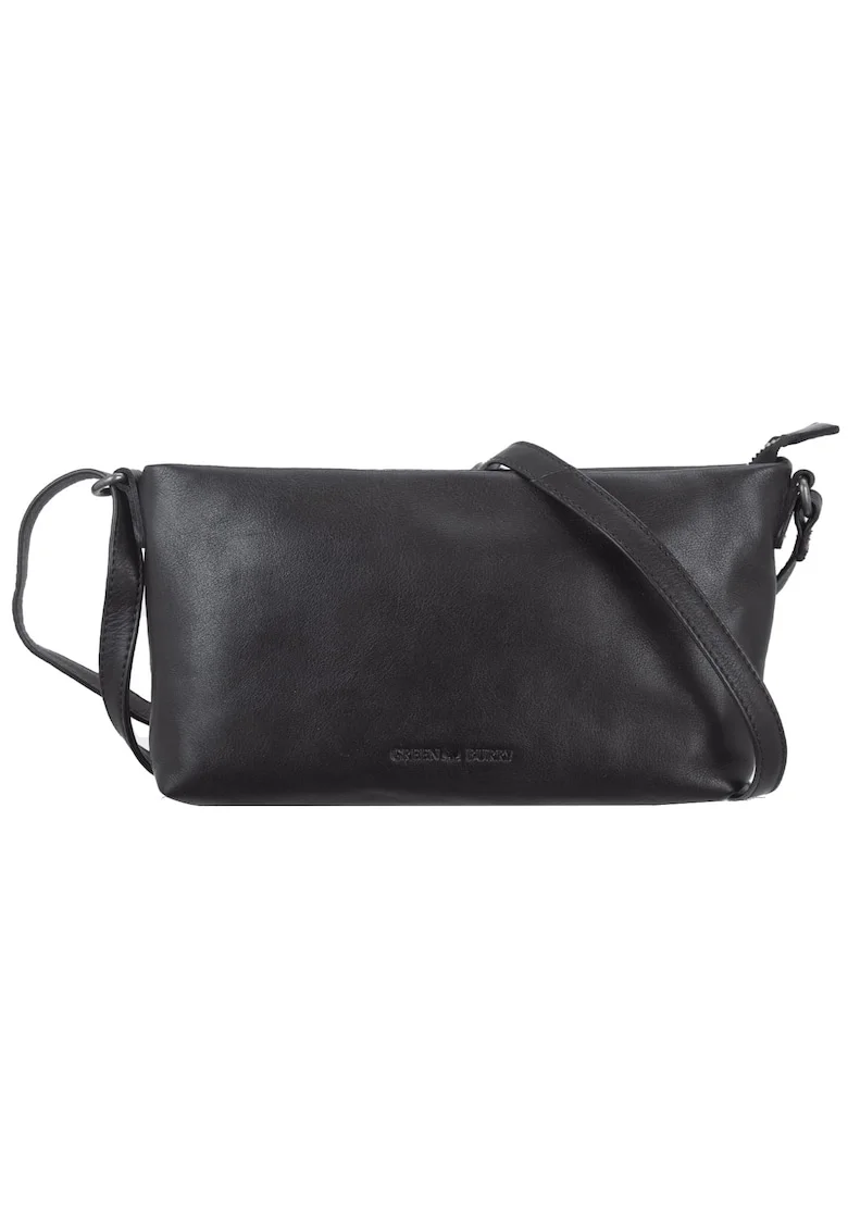 Geanta umar dama piele naturala 28 x 16 cm, Colombiana,, Negru