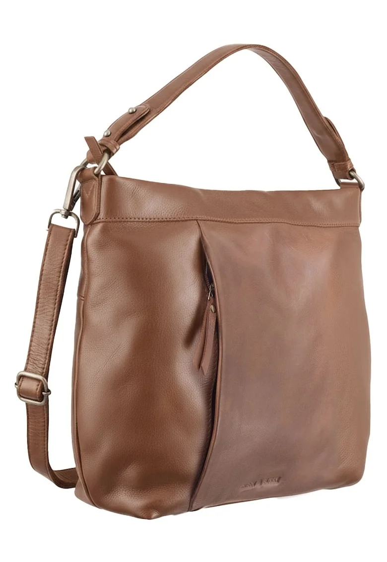 Geanta umar dama piele naturala 38 x 29 cm, Colombiana,, Maro