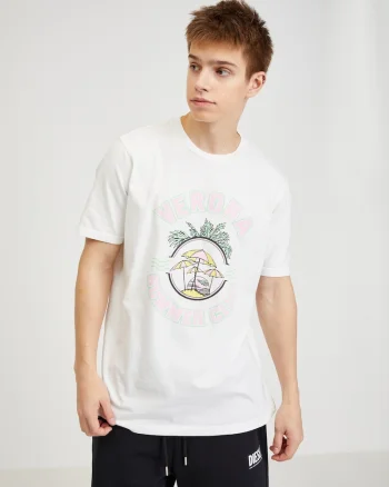 Tricou din bumbacu cu imprimeu grafic