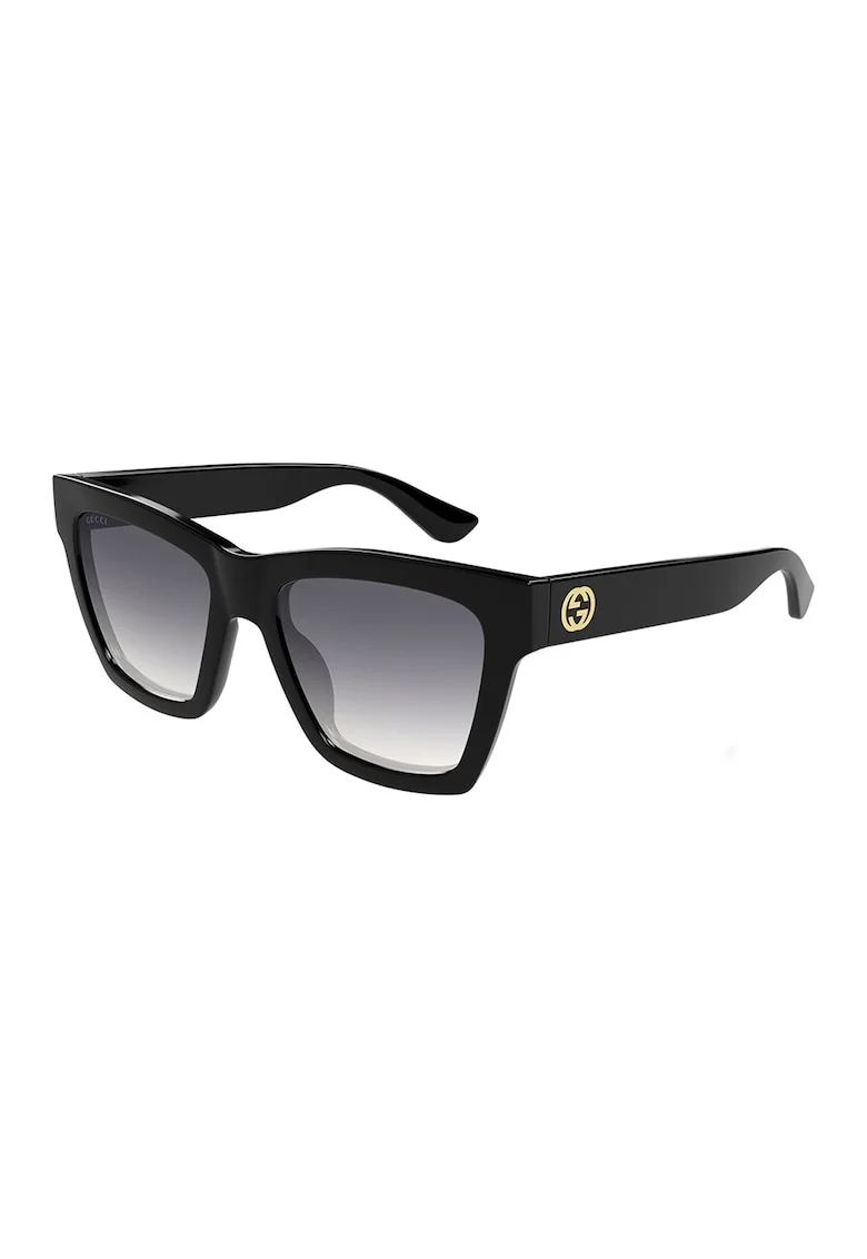 Ochelari de soare cu lentile in degrade - 69875, Auriu/Negru