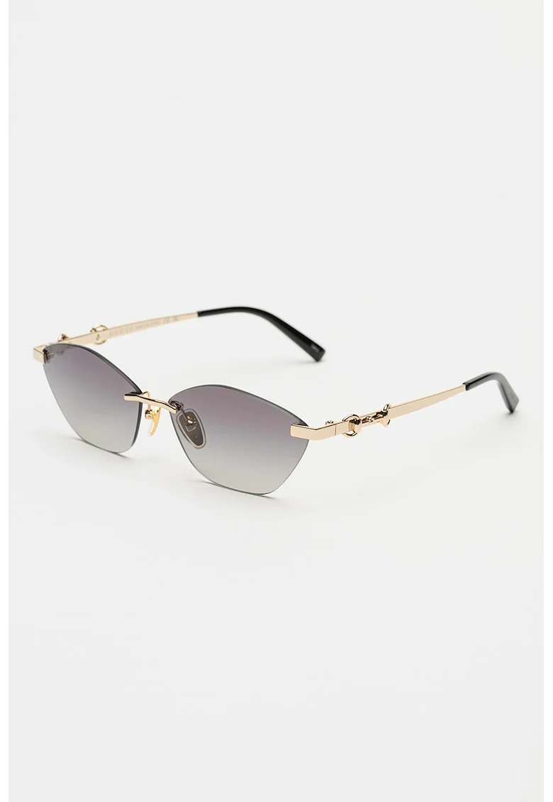 Ochelari de soare cat-eye, Auriu