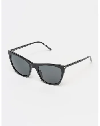 Ochelari de soare cat eye Kate, Negru stins