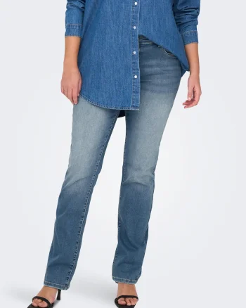 Jeans cu croiala bootcut Alicia,