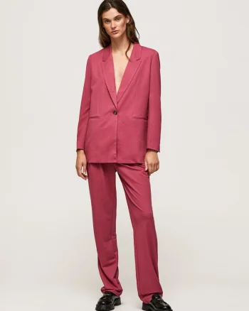 Pantaloni cu croiala dreapta Colette,