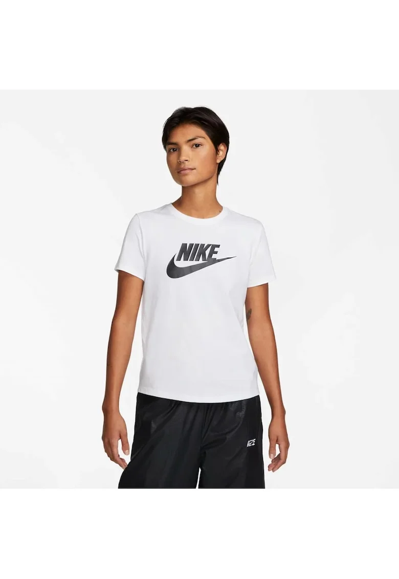 Tricou din amestec de bumbac cu imprimeu logo Essentials