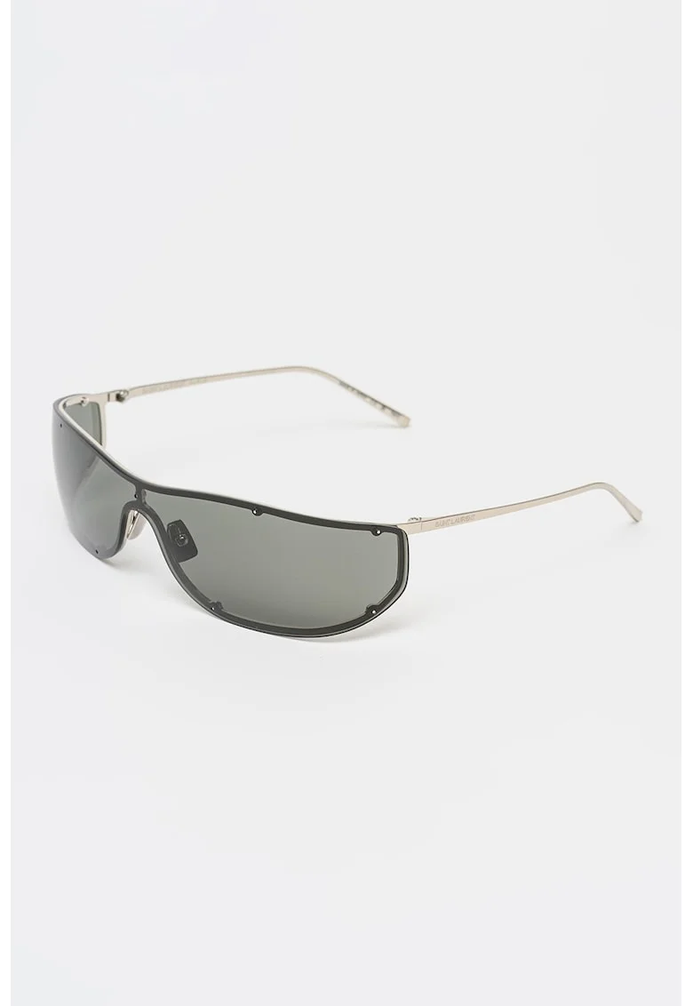 Ochelari de soare wrap, Argintiu