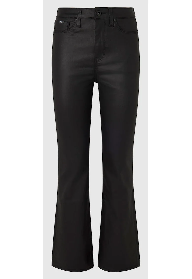 Pantaloni evazati din amestec de modal