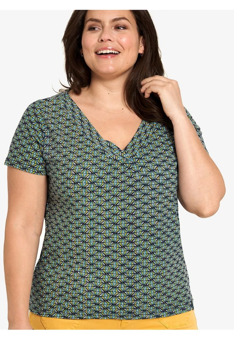 Tricou din amestec de bumbac organic cu imprimeu