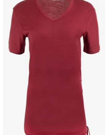 Tricou cu model uni si snur lateral,