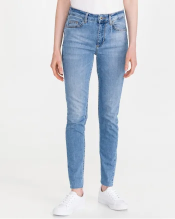 Blugi skinny cu talie medie