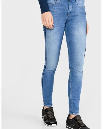 Blugi skinny cu talie joasa