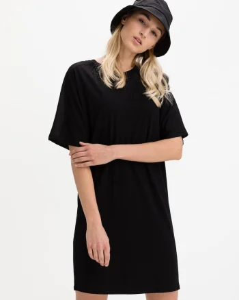 Rochie- tricou din amestec de bumbac si modal,