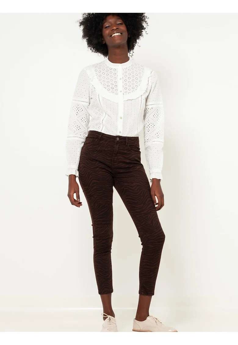 Pantaloni crop slim fit