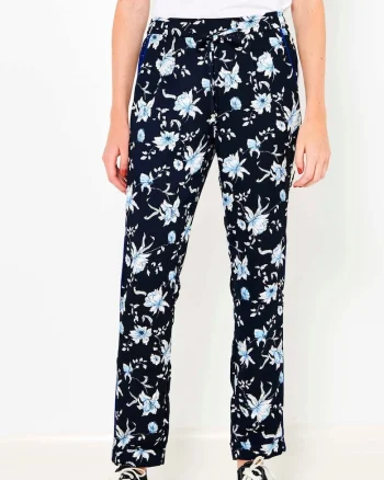 Pantaloni cu imprimeu floral