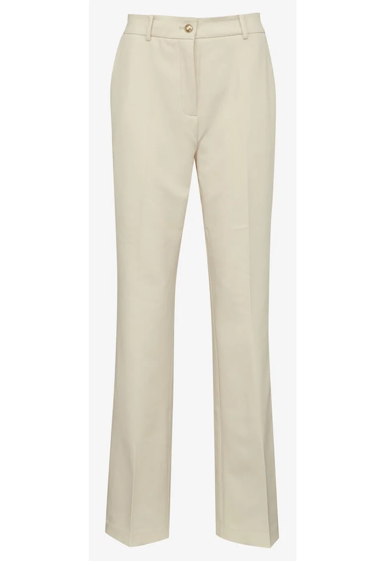 Pantaloni uni cu pense