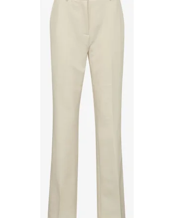 Pantaloni uni cu pense