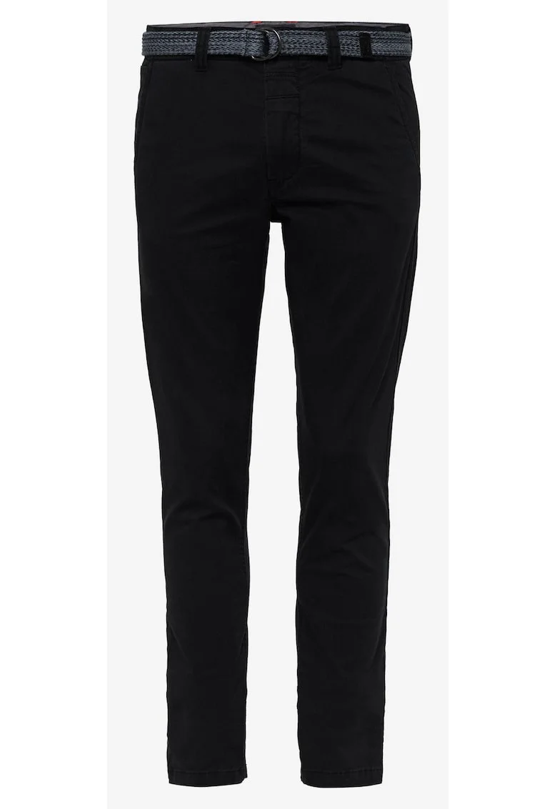 Pantaloni uni cu o curea