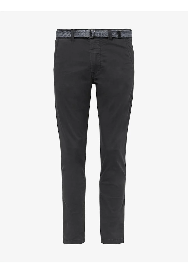 Pantaloni uni cu o curea
