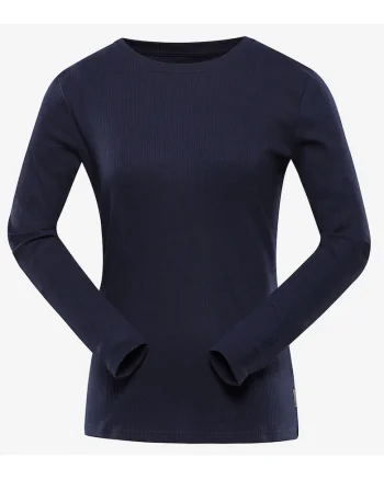 Bluza cu aspect striat si maneci lungi