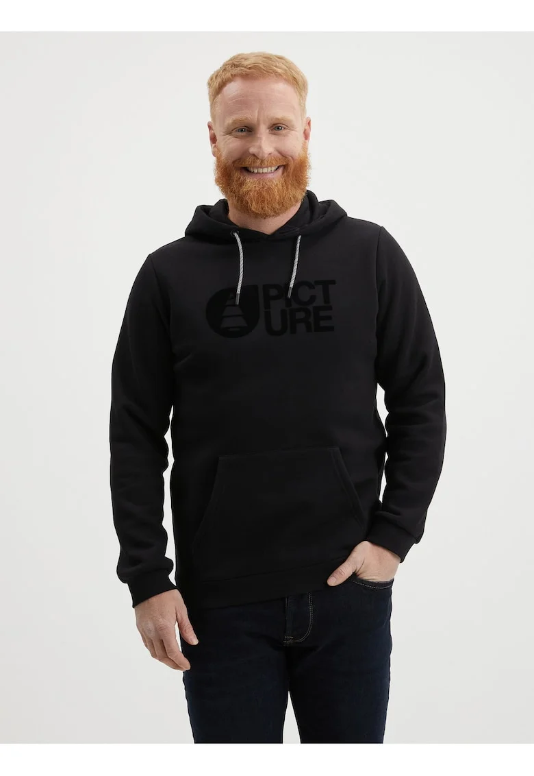 Hanorac din amestec de bumbac organic cu logo