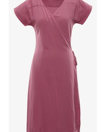 Rochie petrecuta cu model uni si decoltey in V,