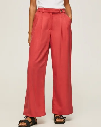 Pantaloni dcu croiala ampla si buzunare
