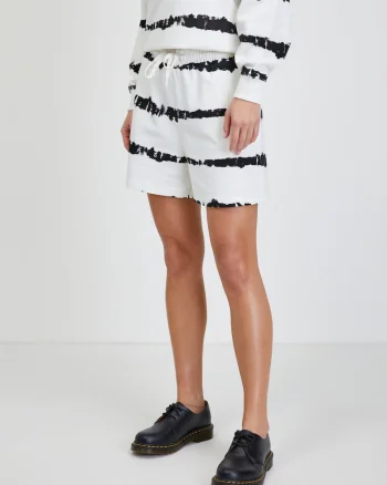 Pantaloni din bumbac organic cu dungi