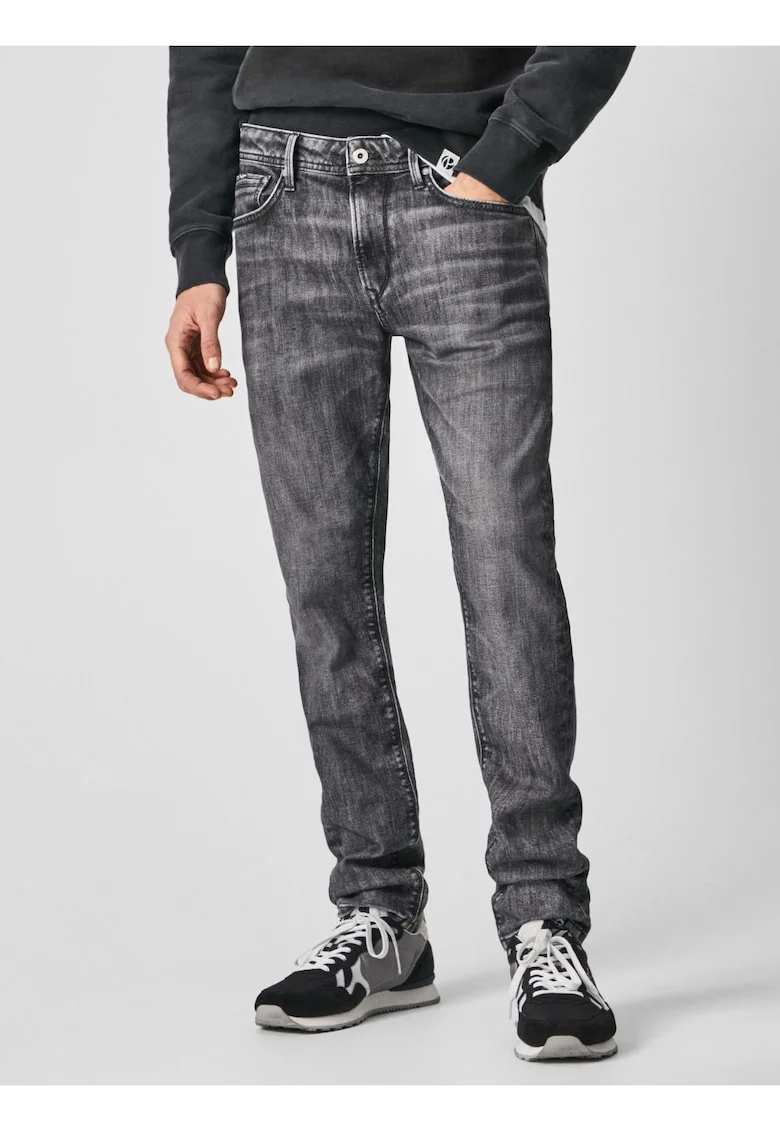 Blugi barbati gri Slim Fit  Stanley,
