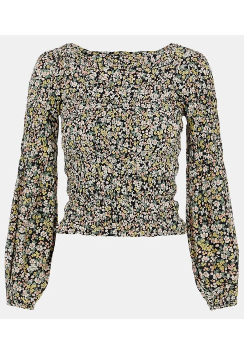 Bluza slim fit cu imprimeu floral