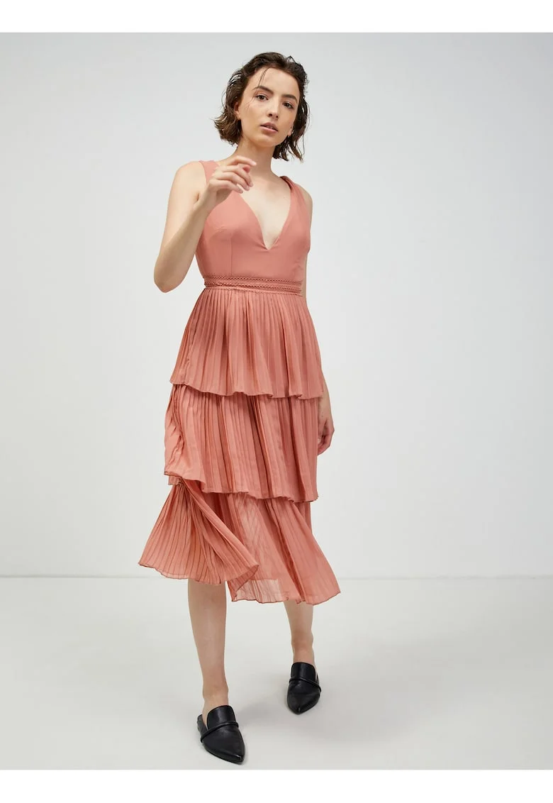 Rochie cu volane si pliuri, 34
