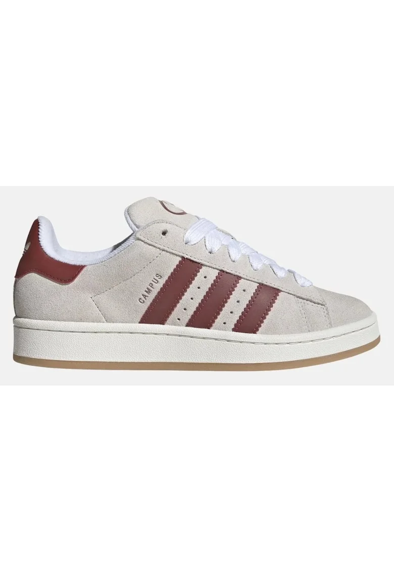 Pantofi sport din piele intoarsa si neteda,