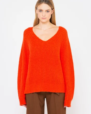 Pulover supradimensionat din tricot