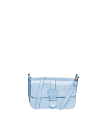 Geanta dama piele,  Adora, blue, 27x14x18 cm