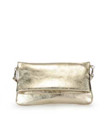 Geanta dama piele,  Laura 46, auriu, 30x3x18 cm