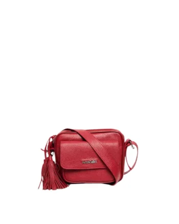 Geanta dama piele,  Lucy, rosu, 22x10x17 cm