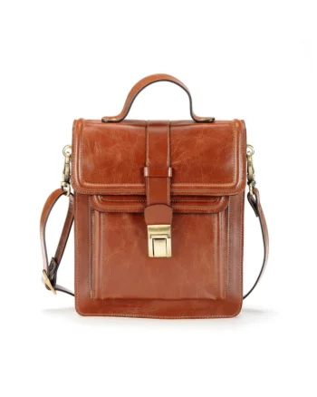 Geanta dama piele,  Borseta 1, maro,, 22x10x26 cm