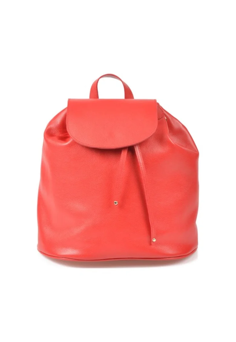 Geanta dama piele,  Rucsac 4 mic, rosu, 31x15x31 cm