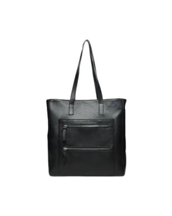 Geanta dama piele,  Holly, 33x10x34, Negru