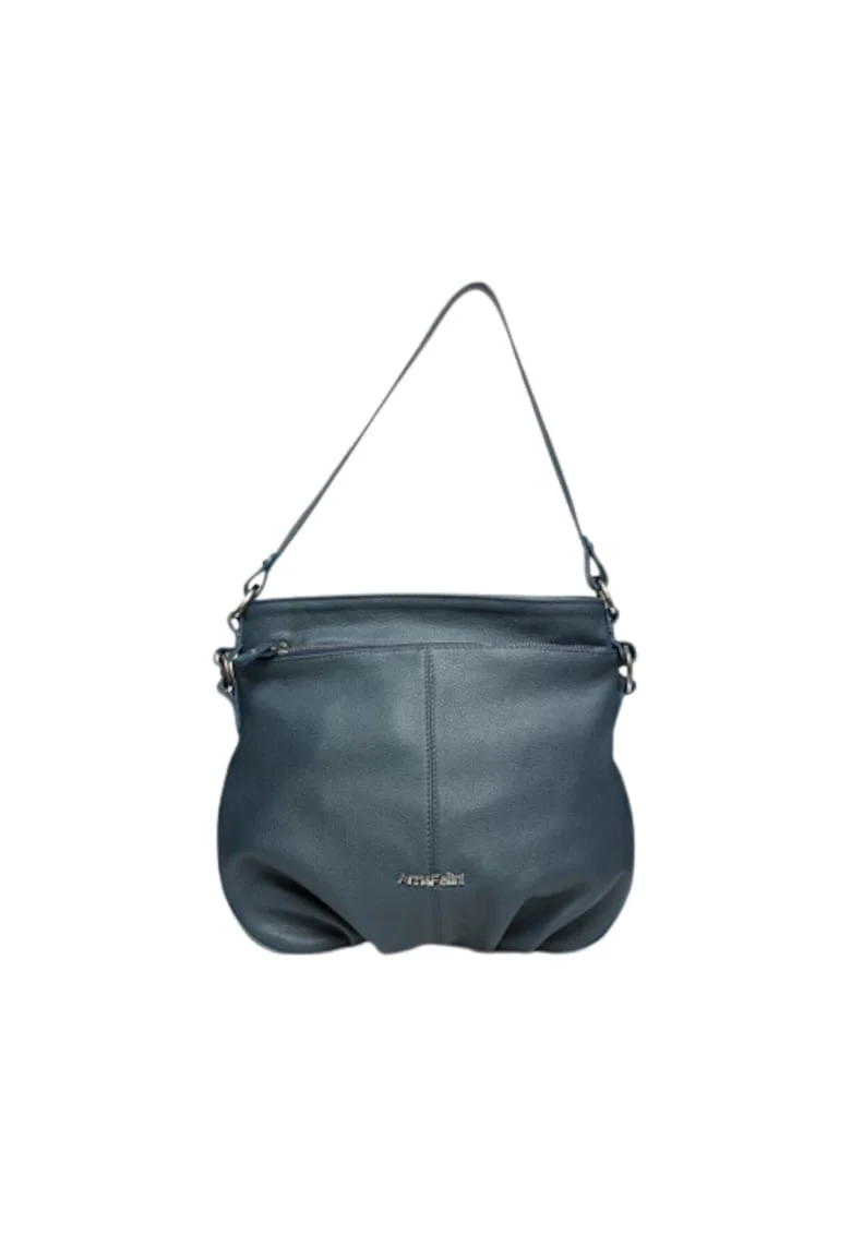 Geanta dama piele,  Eduard 5, 28x4x26, Gri
