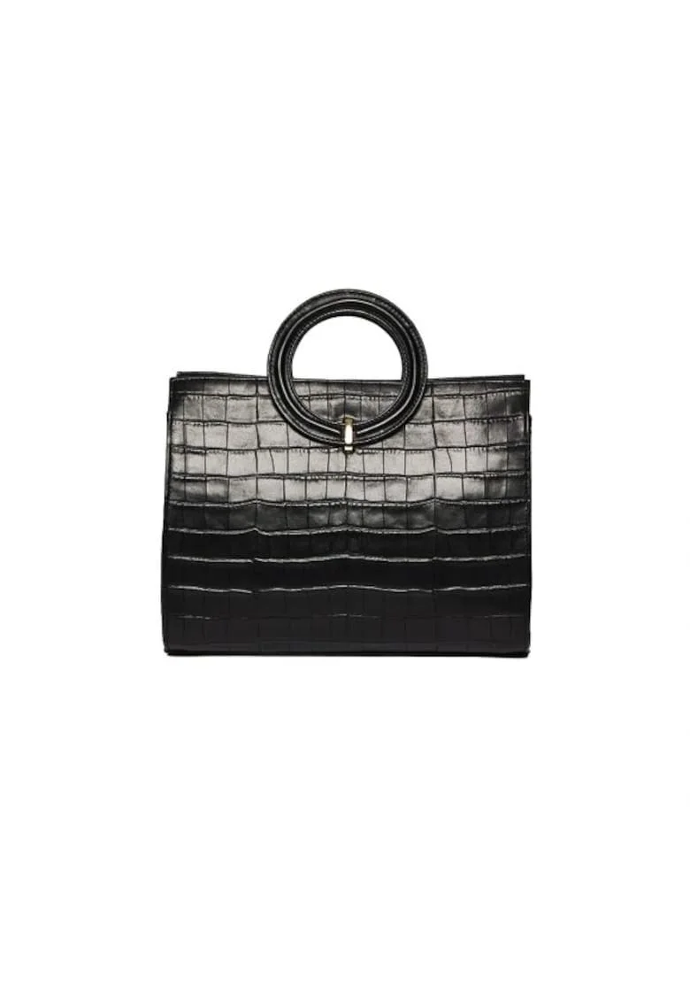 Geanta dama piele,  Otilia - 46945, Negru