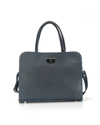 Geanta dama piele,  Hanna 4B, 32x10x27, Bleumarin